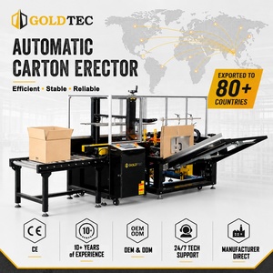 Goldtec OEM Warehouse Adjustable Carton Erecting Machine