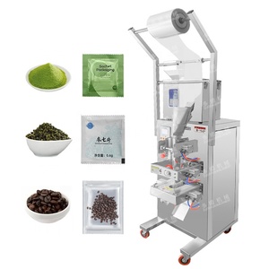 Four Side Seal Machinery 1-100G Grain Snus Chilli Pepper Spice Milk Tea Powder Food Bag Filling Packaging Machine