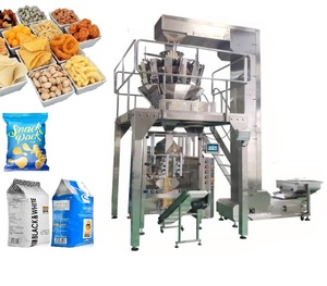 Multihead Weigher VFF Vertical Packaging System with Variable Data Inkjet Printer