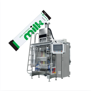 High Speed VFFS 200-300PPM Multilane Stick Sachet Powder Machine with Multi-Head Inkjet