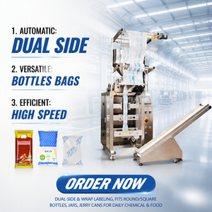 KEZE Vertical Back Seal Three Side Seal Ice Bag Packing Machine Automatic Ice Pouch Packaging Equipment